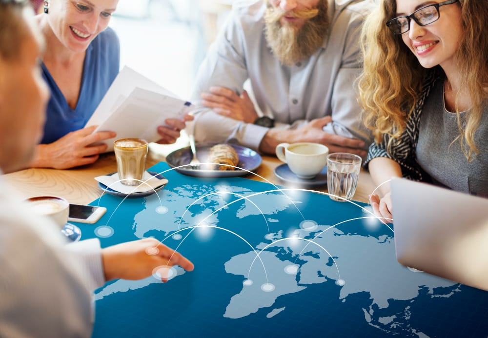 Export-ready goods being prepared for international shipment from Australia