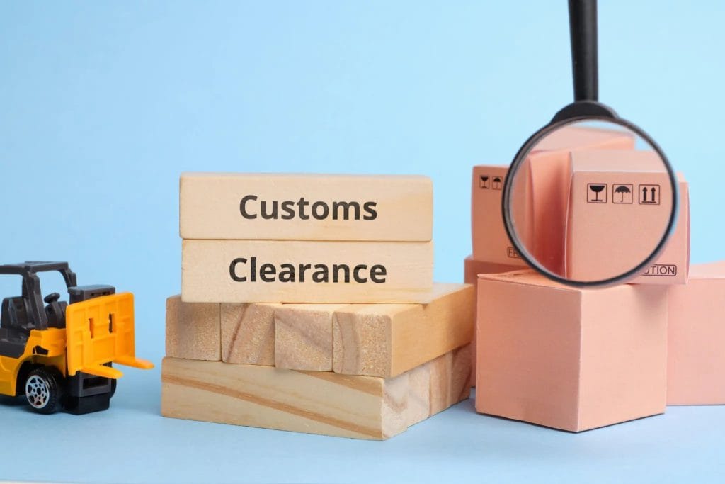 Customs reviewing trade documents for Australian business compliance